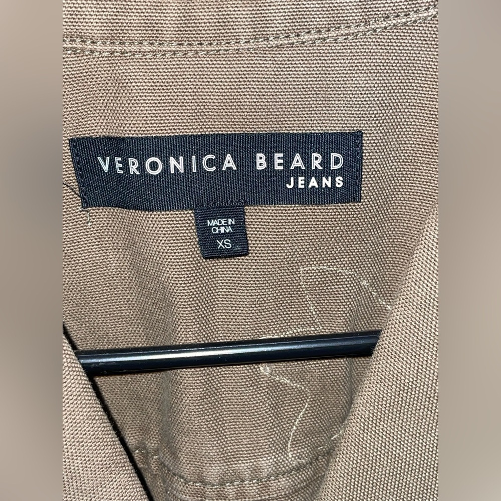 Veronica Beard Olive Green Embroidered Military Jacket - Picture 15 of 16